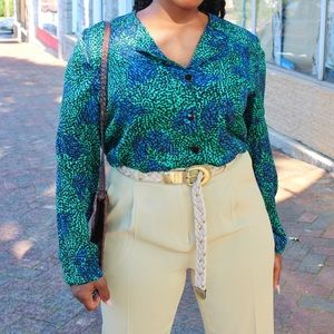 Vintage 89’s long sleeve silk blouse